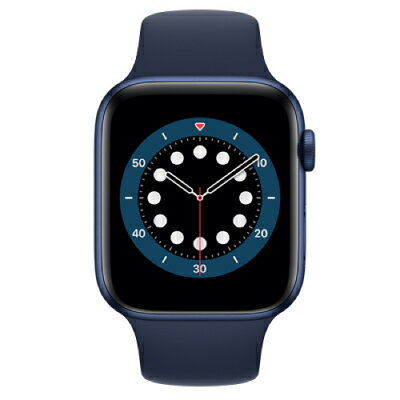 Apple Apple Watch Series6 44mm GPSモデル M00J3J/A A2292【ブルーアルミニウムケース/ディープネイビースポーツバンド】 [中古] 【当社3ヶ月間保証】 【 中古スマホとタブレット販売のイオシス 】