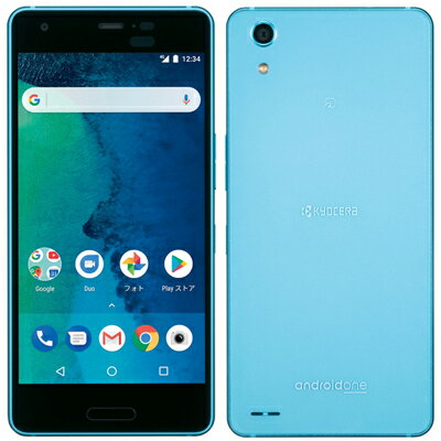 【SIMロック解除済】Y!mobile Android One X3 ライトブルー KYOCERA 当社3ヶ月間保証 中古 【 中古スマホとタブレット販売のイオシス 】