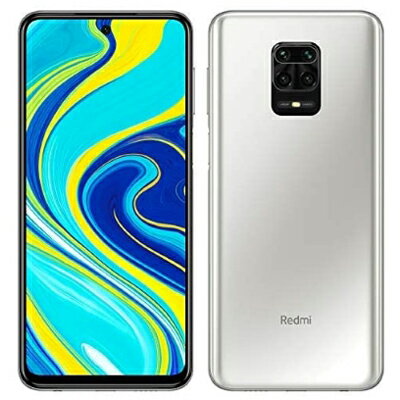 Xiaomi Redmi Note9S Dual-SIM Glacier White【RAM6GB ROM128GB 国内版 SIMフリー】 Xiaomi （小米） 当社3ヶ月間保証 中古 【 中古スマホとタブレット販売のイオシス 】