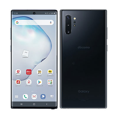 【SIMロック解除済】docomo Galaxy Note10+ (Plus) SC-01M Aura Black SAMSUNG 当社3ヶ月間保証 中古 【 中古スマホとタブレット販売のイオシス 】
