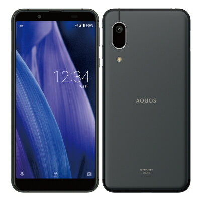 【SIMロック解除済】au AQUOS sense3 basic SHV48 Black SHARP 当社3ヶ月間保証 中古 【 中古スマホとタブレット販売のイオシス 】