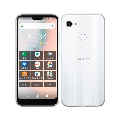 【SIMロック解除済】au GRATINA KYV48 White KYOCERA 当社3ヶ月間保証 中古 【 中古スマホとタブレット販売のイオシス 】