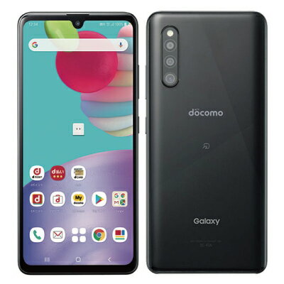 SIMåѡdocomo Galaxy A41 SC-41A Black SAMSUNG 3ݾ   ťޥۤȥ֥åΥ 