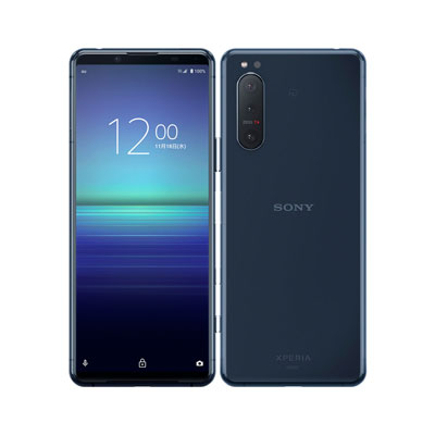 au Xperia5 II SOG02 Blue SONY 当社3ヶ月間保証 中古 