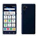 【SIMロック解除済】Softbank シンプルスマホ5 A001SH ネイビーブルー SHARP 当社3ヶ月間保証 中古 【 中古スマホとタブレット販売のイオシス 】