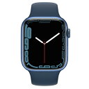 Apple Apple Watch Series7 45mm GPSモデル MKN83J/A A2474【ブルーアルミニウムケース/アビスブルースポーツバンド】 [未使用] 【当社6ヶ月保証】 【 中古スマホとタブレット販売のイオシス 】