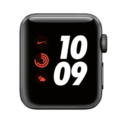 Apple 【バンド無し】Apple Watch Nike+ Series3 38mm GPSモデル MQKY2LL/A A1858【スペースグレイアルミニウムケース】 [中古] 【当社3ヶ月間保証】 【 中古スマホとタブレット販売のイオシス 】