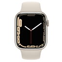 Apple Apple Watch Series7 45mm GPS+Cellularモデル MKJQ3J/A A2478【スターライトアルミニウムケース/スタ...