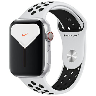 Apple Apple Watch Nike+ Series5 44mm GPS+Cellularモデル MX3E2J/A A2157【シルバーアルミニウムケース/ピュアプラチナム ブラックNikeスポーツバンド】 [中古] 【当社3ヶ月間保証】 【 中古スマホとタブレ