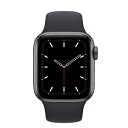 Apple Apple Watch SE 40mm GPSモデル MKQ13J/A A2351【スペースグレイアルミニウムケース/ミッドナイトスポーツバンド】 ...