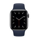 Apple Apple Watch SE 40mm GPSモデル MYE02J/A+MYAU2FE/A A2351【スペースグレイアルミニウムケース/ディープネ...