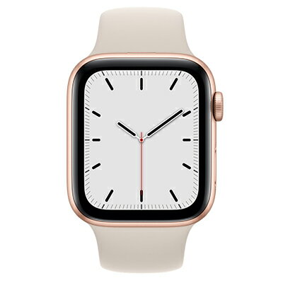 Apple Apple Watch SE 44mm GPSモデル MKQ53J/A A2352【ゴールドアルミニウムケース/スターライトスポーツバンド】 [中古] 【当社3ヶ月間保証】 【 中古スマホとタブレット販売のイオシス 】