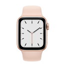 Apple Apple Watch SE 40mm GPSモデル MYDN2J/A A2351【ゴールドアルミニウムケース/ピンクサンドスポーツバンド】 [中古...
