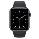 Apple Apple Watch SE 44mm GPSモデル MKQ63J/A A2352【スペースグレイアルミニウムケース/ミッドナイトスポーツバンド】 ...