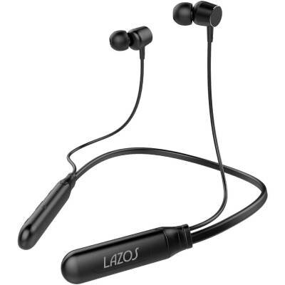 Lazos Lazos ネックバンド型 Bluetooth イヤホン ブラック L-BTE-BK [新品] 【当社1週間保証】 【 中古スマホとタブレット販売のイオシス 】