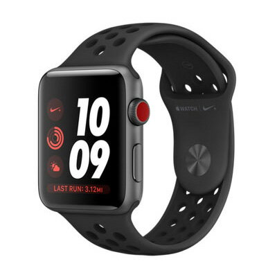 Apple Apple Watch Nike+ Series3 42mm GPS+Cellularモデル MQMF2J/A A1891【スペースグレイアルミニウムケース/アンスラサイト ブラックNikeスポーツバンド】 [中古] 【当社3ヶ月間保証】 【 中古スマホとタ