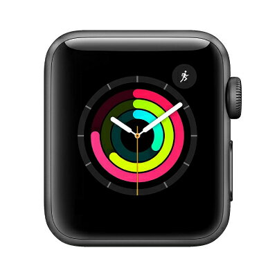 Apple 【バンド無し】Apple Watch Series3 38mm GPSモデル MTF02J/A A1858【スペースグレイアルミニウムケース】 中古 【当社3ヶ月間保証】 【 中古スマホとタブレット販売のイオシス 】