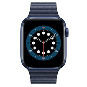 Apple Apple Watch Series6 44mm GPSモデル M02G3J/A+MGXC3FE/A A2292【ブルーアルミニウムケース/ダイバーブルーレザーループ】 [中古] 【当社3ヶ月間保証】 【 中古スマホとタブレット販売のイオシス 】