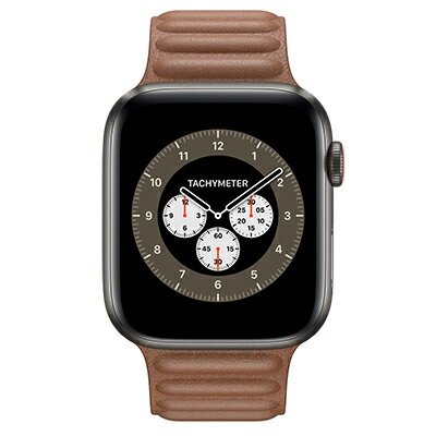 Apple Apple Watch Edition Series6 44mm GPS+Cellularモデル MJ433J/A+MY9H2FE/A A2376【スペースブラックチタニウムケース/サドルブラウンレザーリンク】 [中古] 【当社3ヶ月間保証】 【 中古スマホとタブレッ