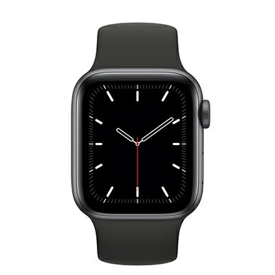 Apple Apple Watch SE 40mm GPSモデル MYE02J/A+MYNJ2FE/A A2351【スペースグレイアルミニウムケース/ブラックソロループ(サイズ7)】 [中古] 【当社3ヶ月間保証】 【 中古スマホとタブレット販売のイオシ