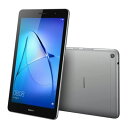 MediaPad T3 8 LTEモデル KOB-L09 スペースグレイ【国内版SIMフリー】 Huawei 当社3ヶ月間保証 中古 【 中古スマホとタブレット販売のイオシス 】