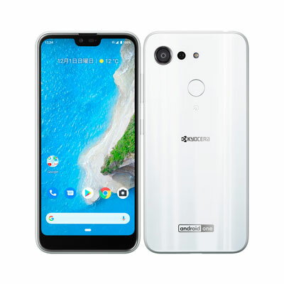 【SIMロック解除済】【ネットワーク利用制限▲】Y!mobile Android One S6 ホワイト KYOCERA 当社3ヶ月間保証 中古 【 中古スマホとタブレット販売のイオシス 】