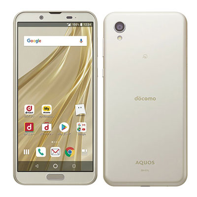 【SIMロック解除済】docomo AQUOS sense2 SH-01L Champagne Go