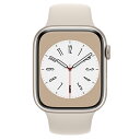 Apple Apple Watch Series8 45mm GPS+Cellularモデル MNK73J/A A2775【スターライトアルミニウムケース/スタ...