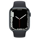 Apple Apple Watch Series7 45mm GPSモデル MKN53J/A A2474【ミッドナイトアルミニウムケース/ミッドナイトスポーツバ...