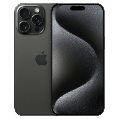 iPhone15 Pro Max A3108 (MU2X3ZA/A) 1TB ブラックチタニウム【香港版 SIMフリー】 Apple 当社6ヶ月保証 未使用 【 中古スマホとタブレット販売のイオシス 】