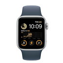 Apple 【第2世代】Apple Watch SE 40mm GPSモデル MRE23J/A A2722【シルバーアルミニウムケース/ストームブルースポーツバ...