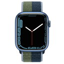 Apple Apple Watch Series7 45mm GPSモデル MKNR3J/A+ML313FE/A A2474【ブルーアルミニウムケース/アビスブ...