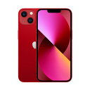 【中古】iPhone13 mini A2626 (MLJW3J/A) 512GB レッド【au版 SIMフリー】 Apple スマホ スマートフォン 当社3ヶ月...