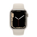 Apple Apple Watch Series7 41mm GPSモデル MKMY3J/A A2473【スターライトアルミニウムケース/スターライトスポーツバ...