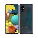 【SIMロック解除済】au Galaxy A51 5G SCG07 プリズムブリックスブラック SAMSUNG 当社3ヶ月間保証 中古 【 中古スマホとタブレッ...