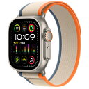 Apple Apple Watch Ultra2 49mm GPS+Cellularモデル MRF23J/A A2986【ナチュラルチタニウムケース/オレンジ ...