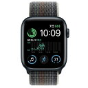 Apple 【第2世代】Apple Watch SE 44mm GPSモデル MNLC3J/A+MPLA3FE/A A2723【ミッドナイトアルミニウムケース/...