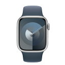 Apple Apple Watch Series9 41mm GPSモデル MR903J/A A2978【シルバーアルミニウムケース/ストームブルースポーツバン...