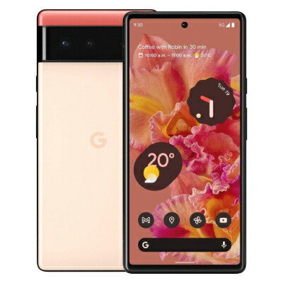 Google Pixel6 GR1YH 128GB Kinda Coral【SoftBank版 SIMフリー】 Google 当社3ヶ月間保証 中古 イオシス