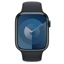 Apple Apple Watch Series9 45mm GPSモデル MR9R3J/A+MT3F3FE/A A2980【シルバーアルミニウムケース/ミッド...