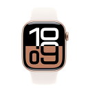 Apple Apple Watch Series10 42mm GPSモデル MWWH3J/A A2997【ローズゴールドアルミニウムケース/ライトブラッシュス...