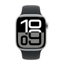 Apple Apple Watch Series10 42mm GPSモデル MWWW3J/A+MXLK3FE/A A2997【シルバーアルミニウムケース/ブラ...