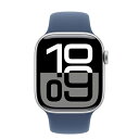 Apple Apple Watch Series10 42mm GPSモデル MWWC3J/A A2997【シルバーアルミニウムケース/デニムスポーツバンド】 ...