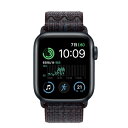 Apple 【第2世代】Apple Watch SE 40mm GPSモデル MA9A4J/A+MC1L4FE/A A2722【ミッドナイトアルミニウムケース/...