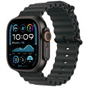 Apple Apple Watch Ultra2 49mm GPS+Cellularモデル MX4P3J/A A2986【ブラックチタニウムケース/ブラックオー...