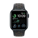 Apple 【第2世代】Apple Watch SE 40mm GPSモデル MA9A4J/A+MC1X4FE/A A2722【ミッドナイトアルミニウムケース/...