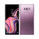 【SIMロック解除済】au Galaxy Note9 SCV40 Lavender Purple SAMSUNG 当社3ヶ月間保証 中古 イオシス
