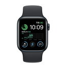 Apple 【第2世代】Apple Watch SE 40mm GPSモデル MNL83J/A+MPDR3FE/A A2722【ミッドナイトアルミニウムケース/...