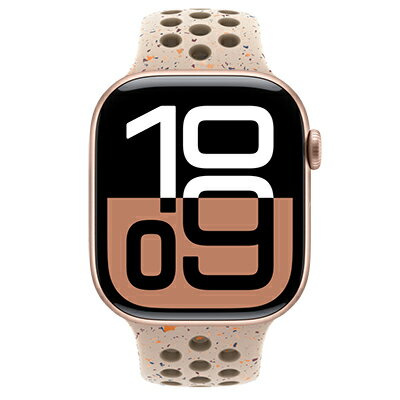 Apple Apple Watch Series10 46mm GPSモデル MWX23J/A+MYL83FE/A A2999【ローズゴールドアルミニウムケース/デザートストーンNikeスポーツバンド】 [中古] 【当社3ヶ月間保証】 【 中古スマホとタブレット販