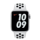 Apple Apple Watch Nike SE 40mm GPS+Cellularモデル MKR43J/A A2355【シルバーアルミニウムケース/ピュアプ...